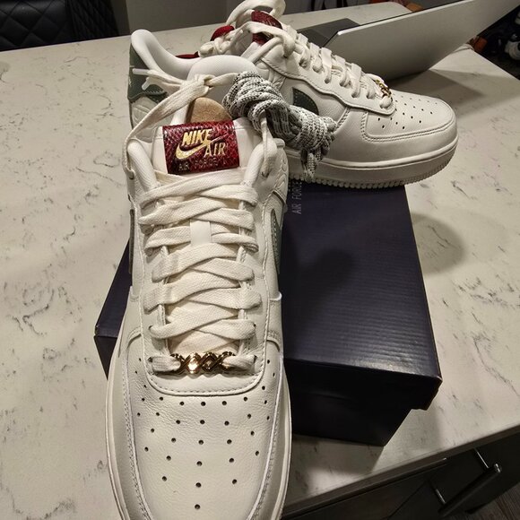 Nike Air Force 1 '07 LE Year of the Snake HV5979-130 MENS 10 2025 RARE NEW - Picture 2 of 11